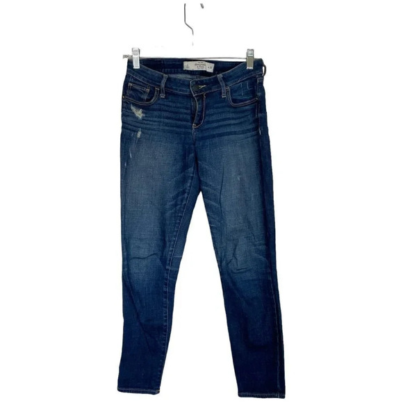 ABERCROMBIE & FITCH Skinny Jeans Size 25 Dark Wash - Picture 1 of 6